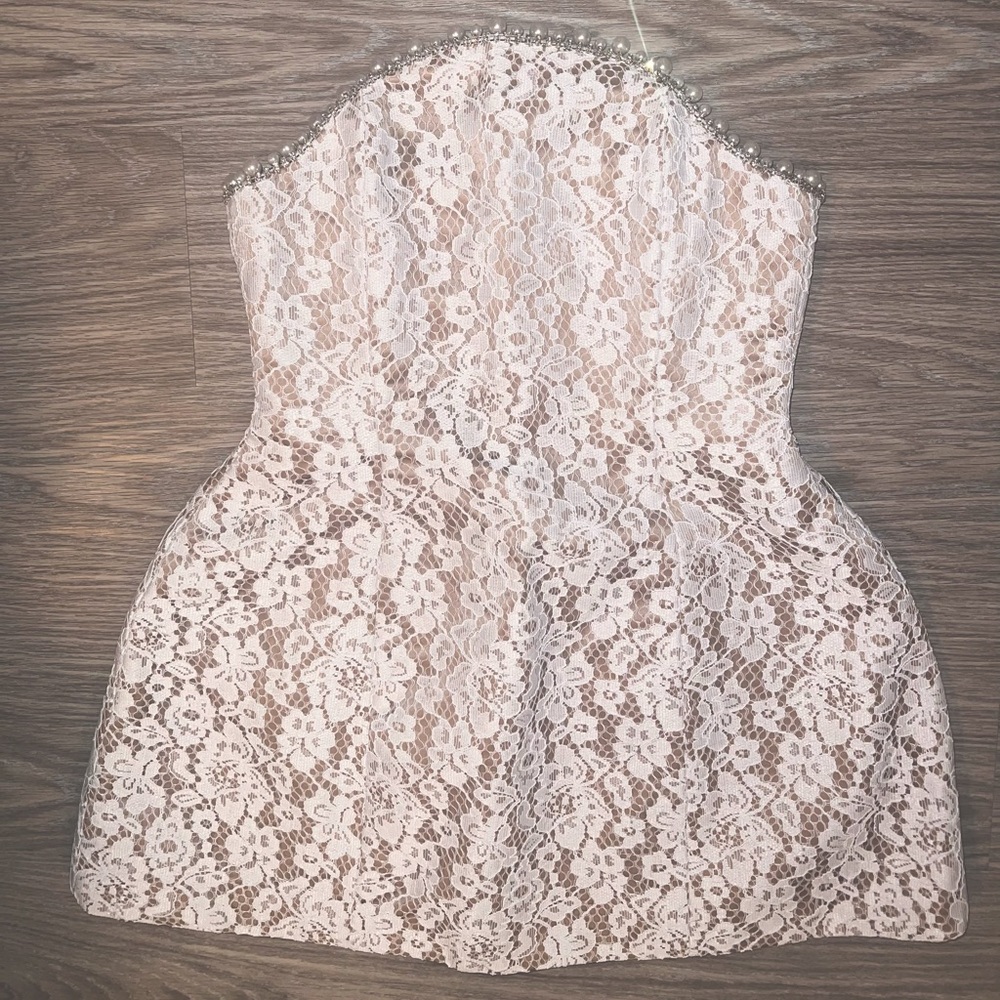 Rebecca Tembo- Ari Bridal Mini Dress size 8 US